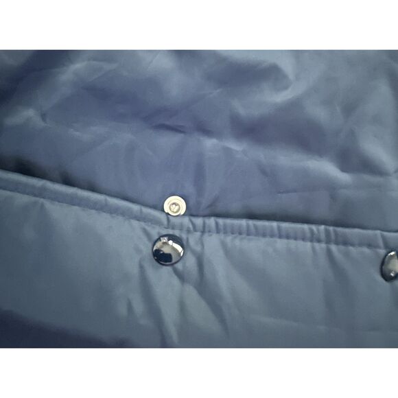 Windless L Vintage Windbreaker Jacket Snap Closure Navy Lightweight - Picture 4 of 5